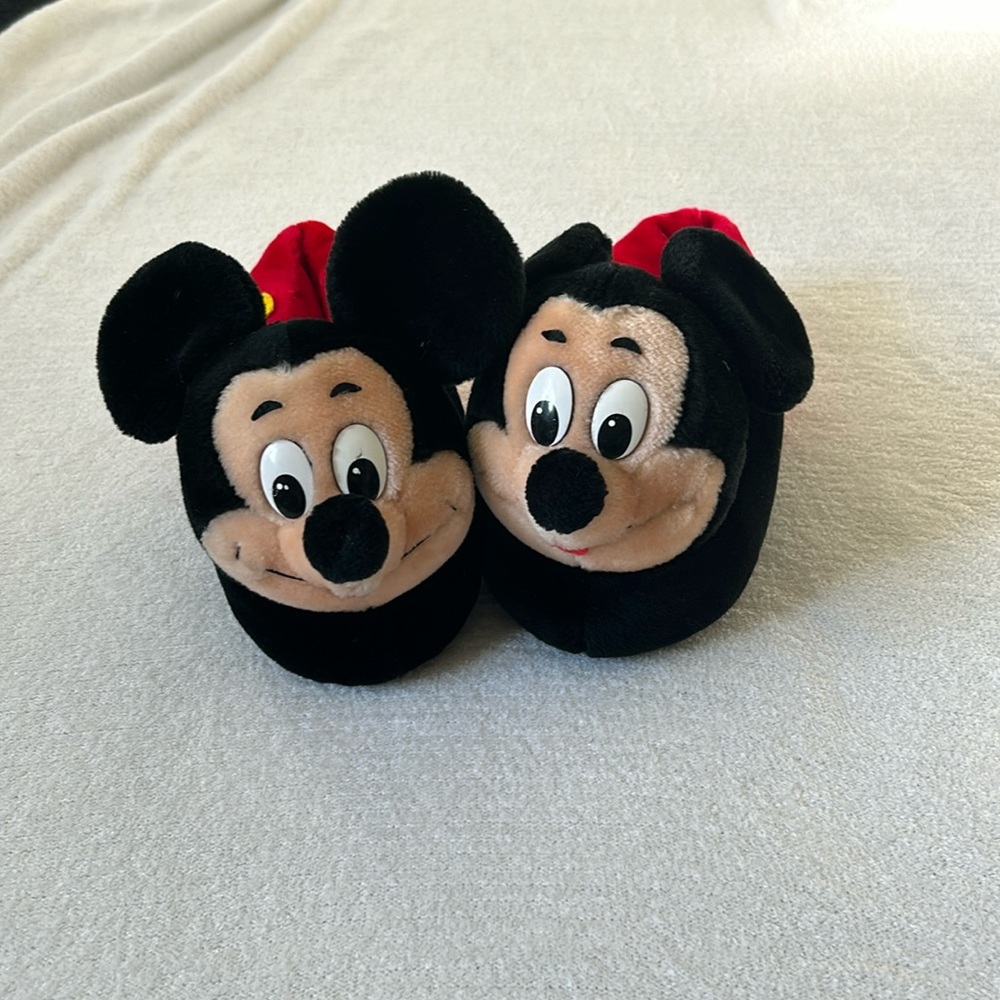Vintage Disney Mickey Mouse Slippers